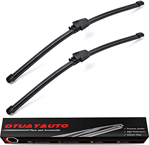 OTUAYAUTO Rear Windshield Wiper Blades - 2 Pieces of 13