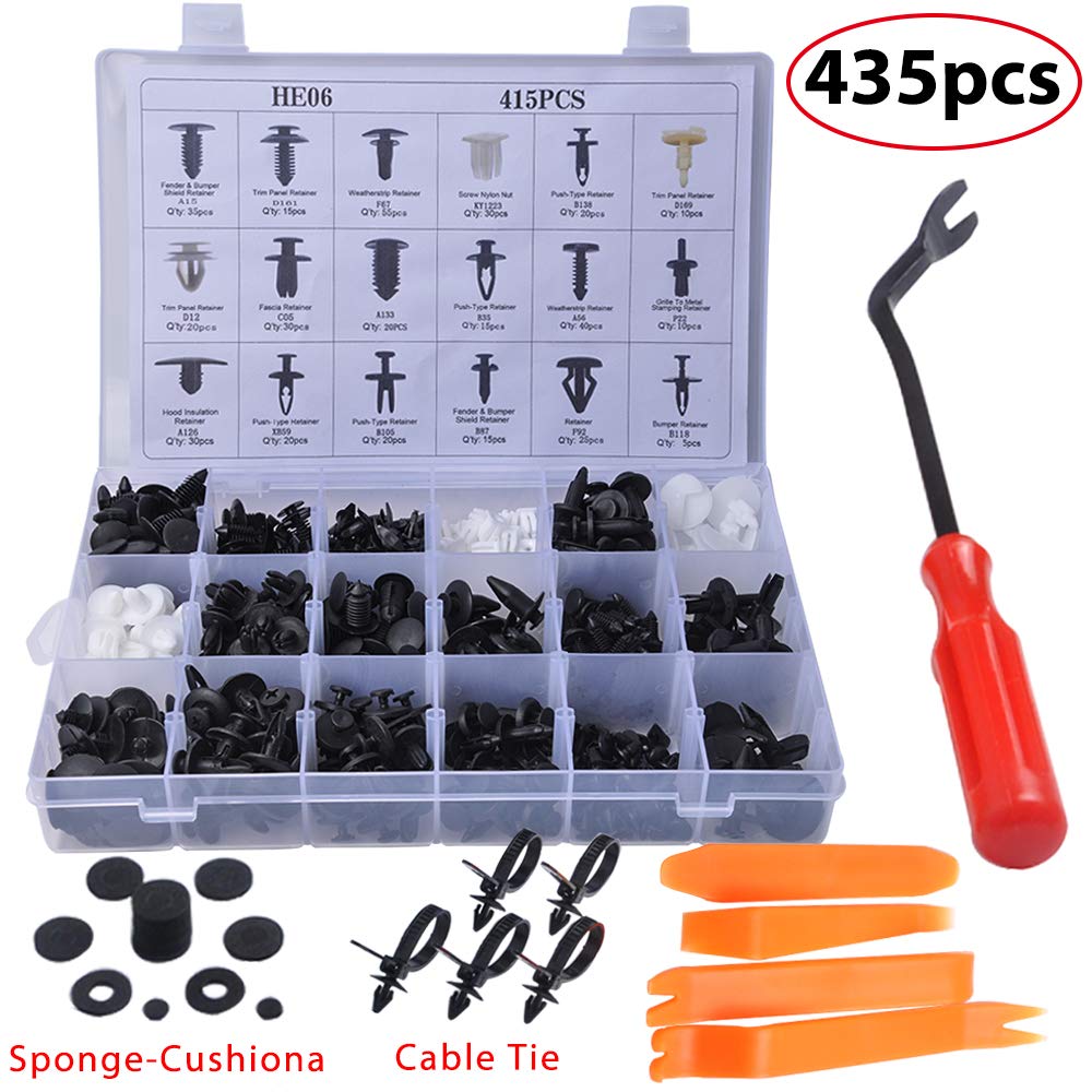 192 Clip Automotive Push Pin Retainer Assortment Kit For Toyota