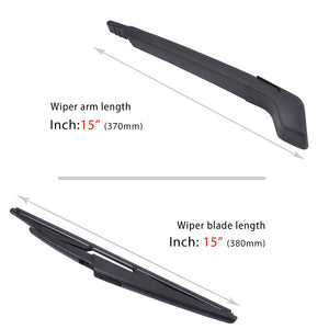 OTUAYAUTO Rear Wiper Arm Blade Set - Replacement for Volvo XC90 2003-2006 - OE: 8659502