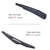 Replacement for Mini Cooper S R50 R53 2001-2004 Vehicles, Rear Windshield Back Wiper Arm Blade Set - OTUAYAUTO Factory OEM 61627079943