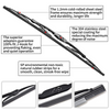 Replacement for Mini Cooper Windshield Wiper Blades - 18"+19" Front Window Wiper - fit 2002-2011 Vehicles - OTUAYAUTO Factory Aftermarket